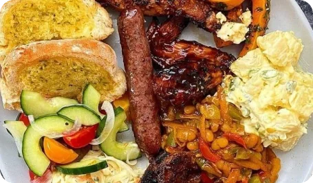 Traditional African cuisine at Lizziano Kitchen